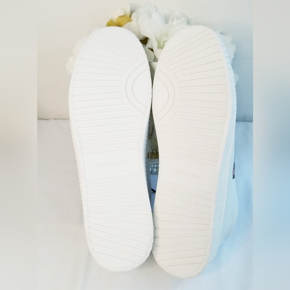 NWT Tretorn Nylite Plus Sneakers Leather Upper White with Animal Print Details - Picture 9 of 16